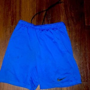 blue medium nike shorts